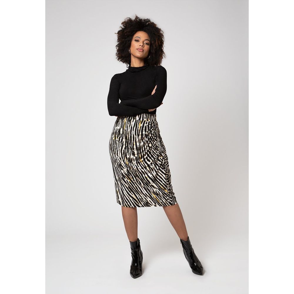 Kathy Skirt in Inky Zebra